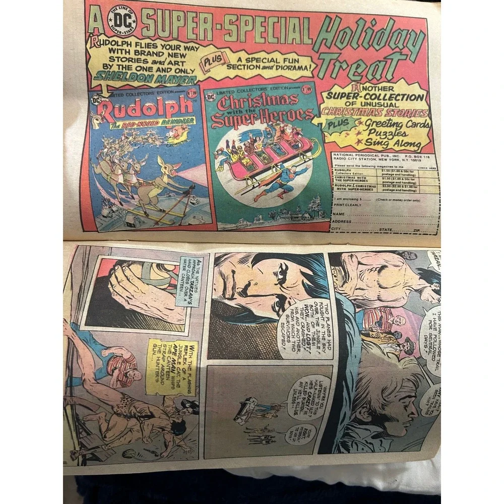 DC‎ Comics 1976 Tarzan The Jungle Murders II 244 Comic Book